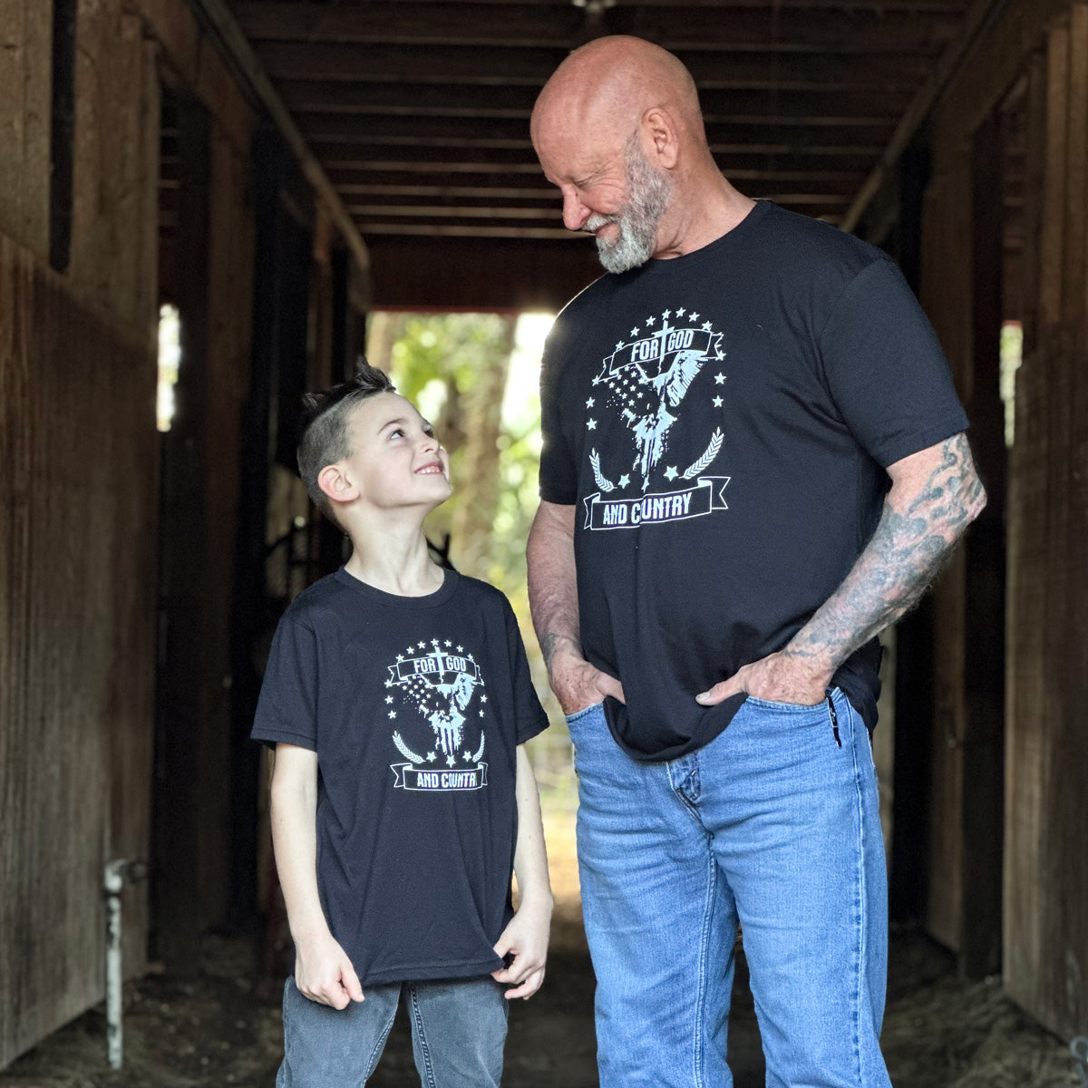 For God and Country Tee - Toddler to Adult Sizes