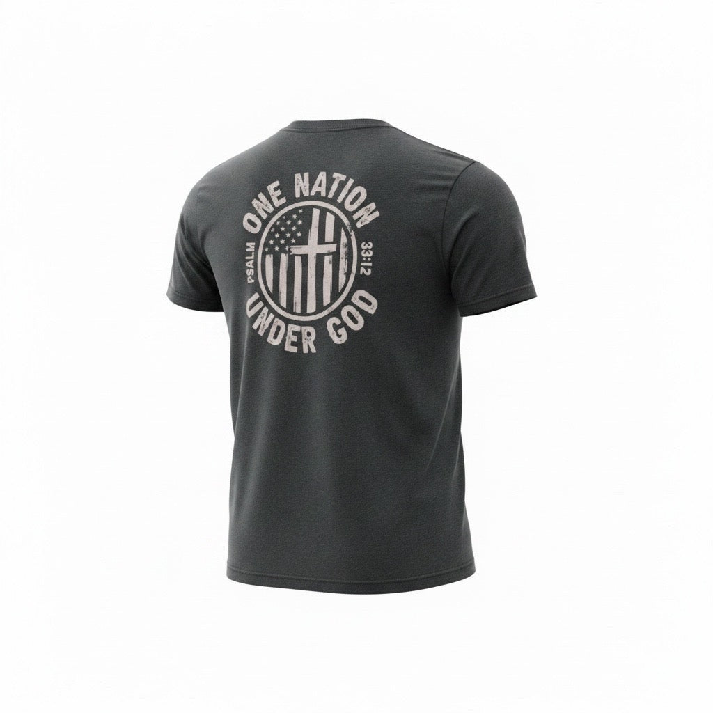 One Nation Under God Cross Tee