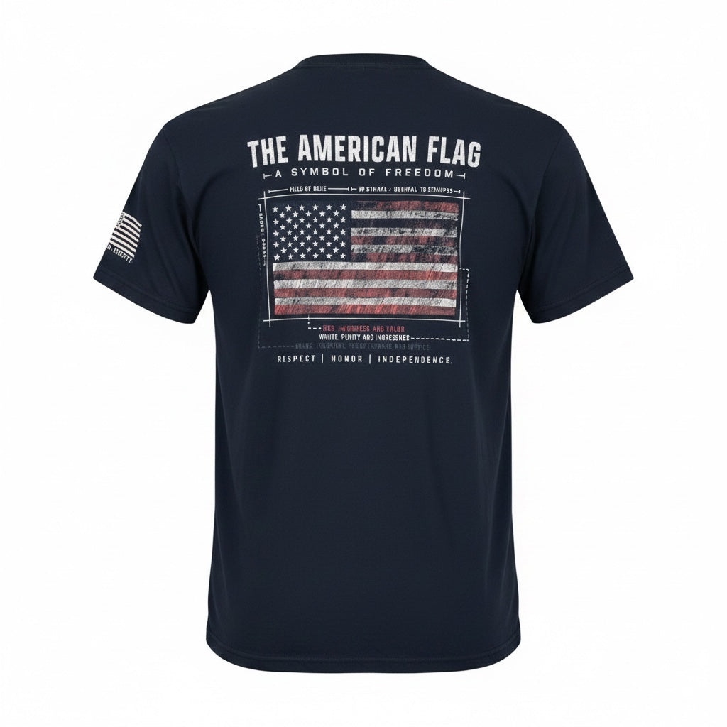 The American Flag- A Symbol of Freedom - by Shield Republic