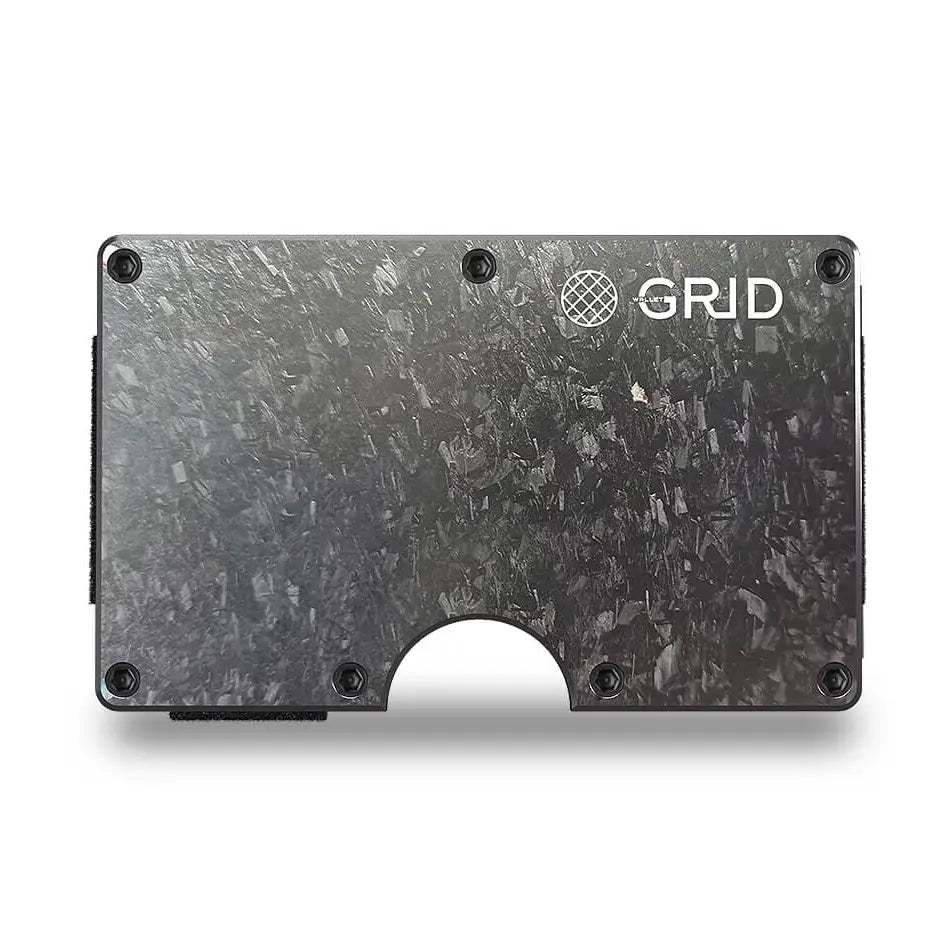 Grid Wallet - Forged Carbon